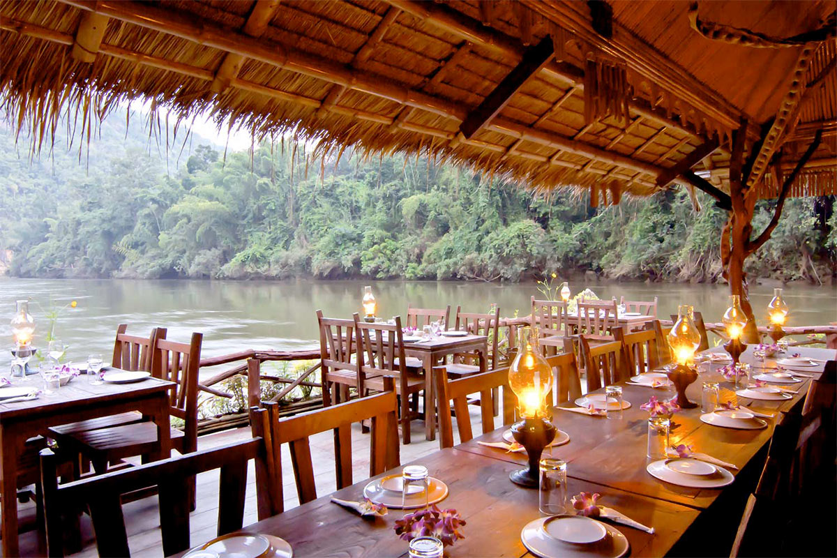 Kurztour "River Kwai Jungle Rafts" Hintergrundbild